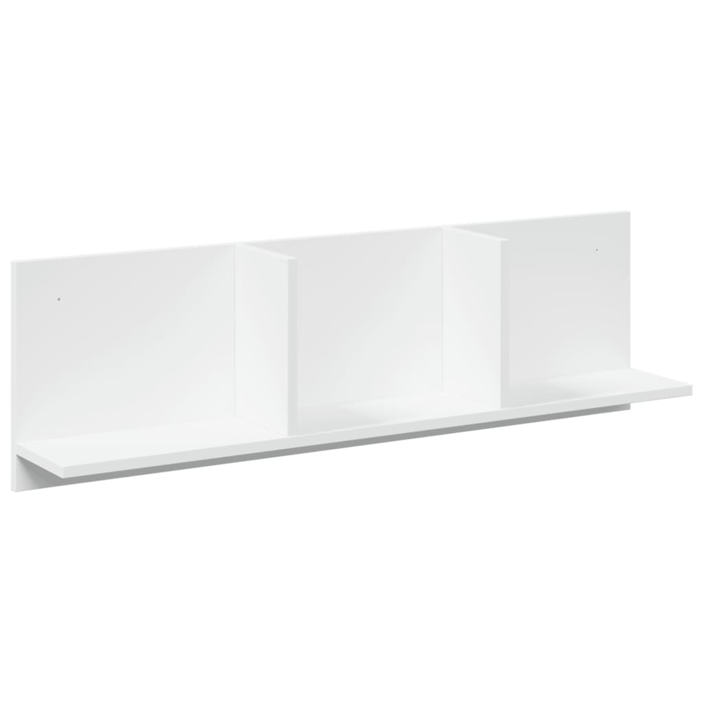 VidaXL Wandkast 100x16,5x30 cm bewerkt hout wit