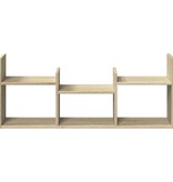 VidaXL Wandkast 100x18x40 cm bewerkt hout sonoma eikenkleurig