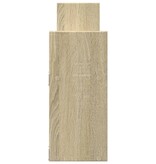 VidaXL Wandkast 100x18x40 cm bewerkt hout sonoma eikenkleurig