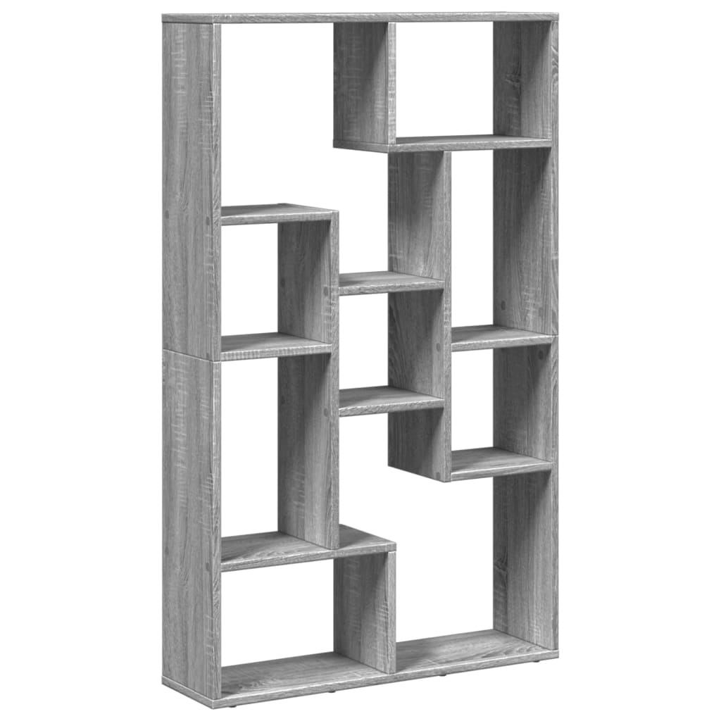 VidaXL Boekenkast 72x20x120 cm bewerkt hout grijs sonoma eikenkleurig