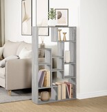 VidaXL Boekenkast 72x20x120 cm bewerkt hout grijs sonoma eikenkleurig