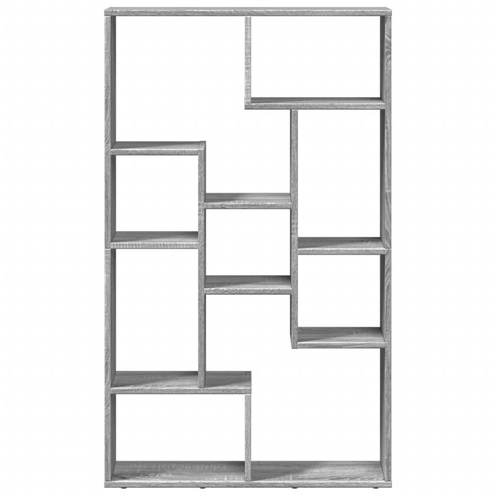 VidaXL Boekenkast 72x20x120 cm bewerkt hout grijs sonoma eikenkleurig