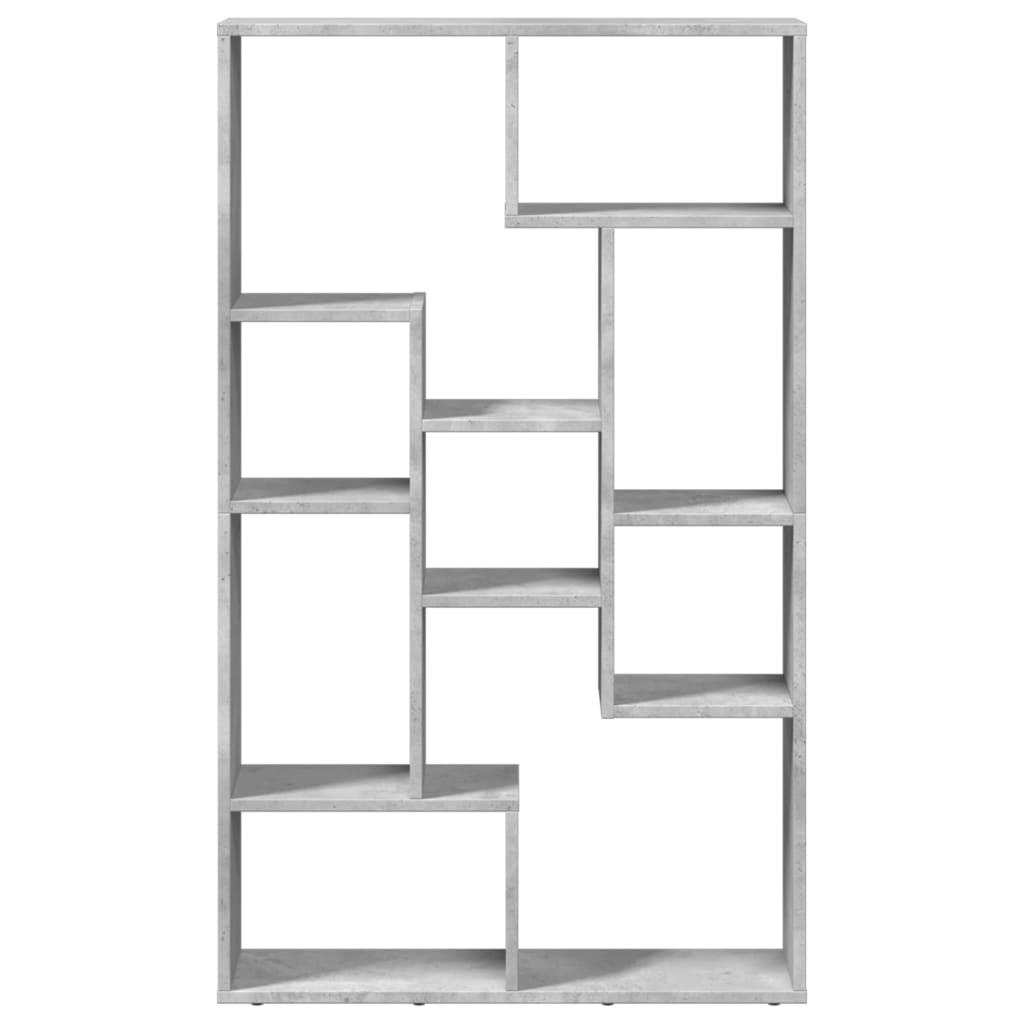 VidaXL Boekenkast 72x20x120 cm bewerkt hout betongrijs
