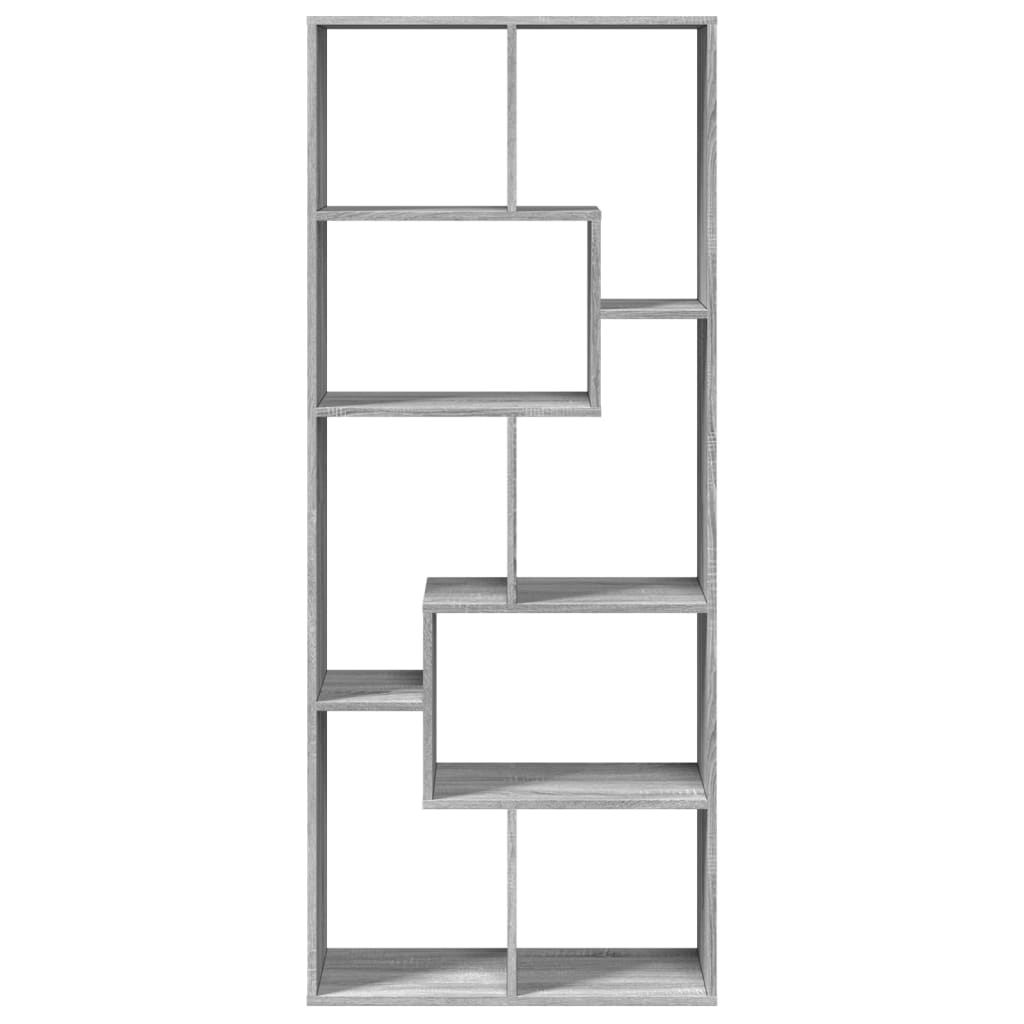 VidaXL Kamerscherm / boekenkast 67x25x161,5 cm hout grijs sonoma eiken