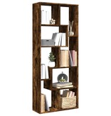 VidaXL Kamerscherm / boekenkast 67x25x161,5 cm hout gerookt eiken