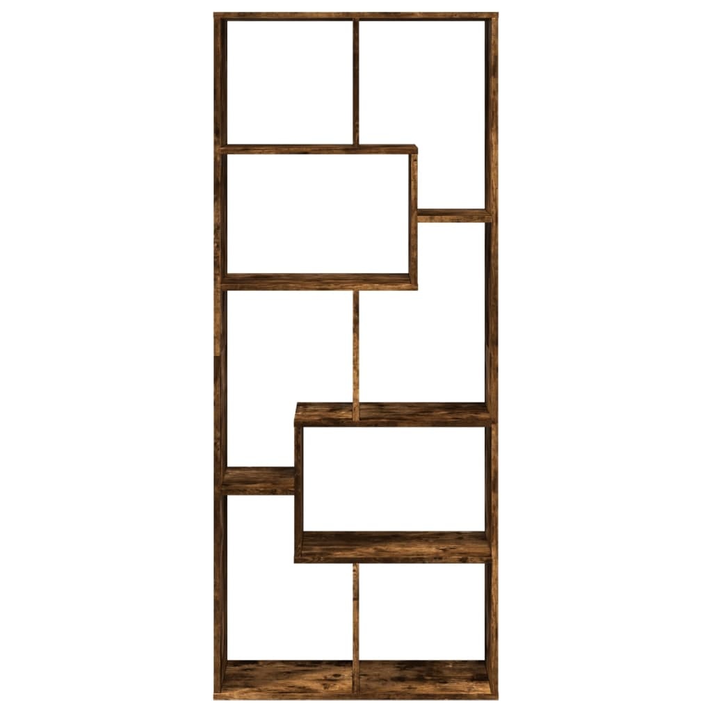 VidaXL Kamerscherm / boekenkast 67x25x161,5 cm hout gerookt eiken