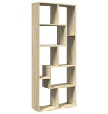 VidaXL Kamerscherm / boekenkast 67x25x161,5 cm hout sonoma eikenkleur