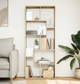 VidaXL Kamerscherm / boekenkast 67x25x161,5 cm hout sonoma eikenkleur