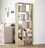 VidaXL Kamerscherm / boekenkast 67x25x161,5 cm hout sonoma eikenkleur