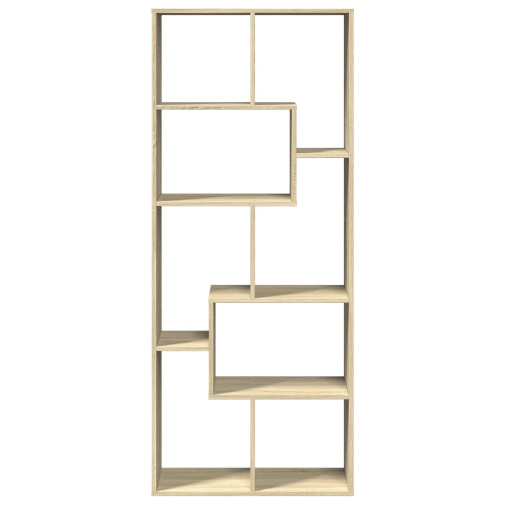 VidaXL Kamerscherm / boekenkast 67x25x161,5 cm hout sonoma eikenkleur