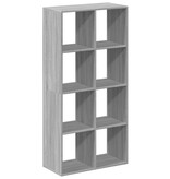 VidaXL Kamerscherm / boekenkast 69,5x29x137,5 cm hout grijs sonoma eik