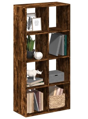 VidaXL Kamerscherm / boekenkast 69,5x29x137,5 cm hout gerookt eiken