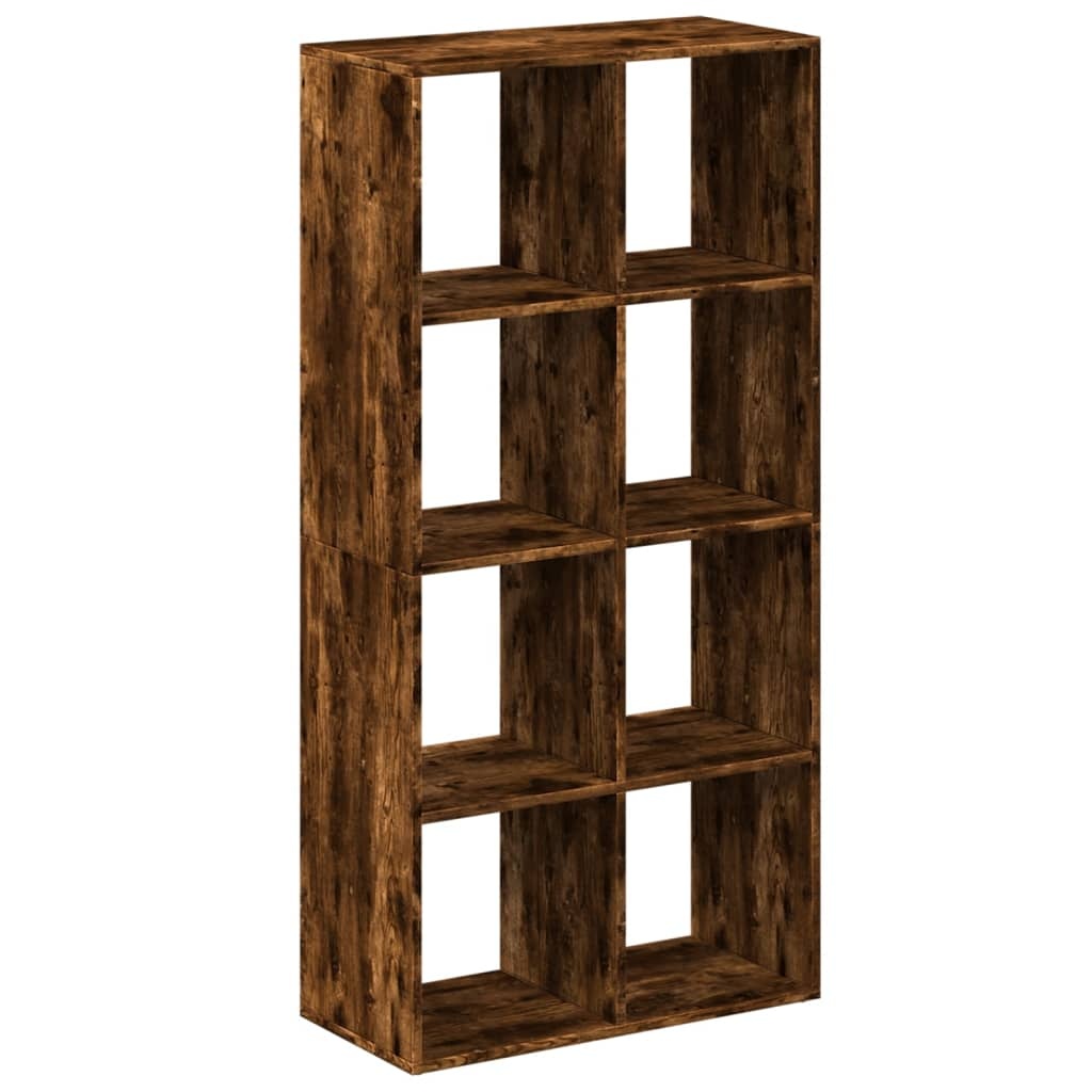 VidaXL Kamerscherm / boekenkast 69,5x29x137,5 cm hout gerookt eiken