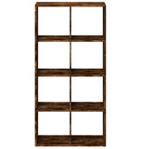 VidaXL Kamerscherm / boekenkast 69,5x29x137,5 cm hout gerookt eiken