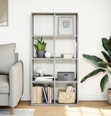 VidaXL Kamerscherm / boekenkast 69,5x29x137,5 cm hout betongrijs