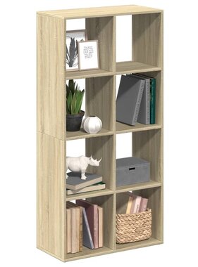 VidaXL Kamerscherm / boekenkast 69,5x29x137,5 cm hout sonoma eiken