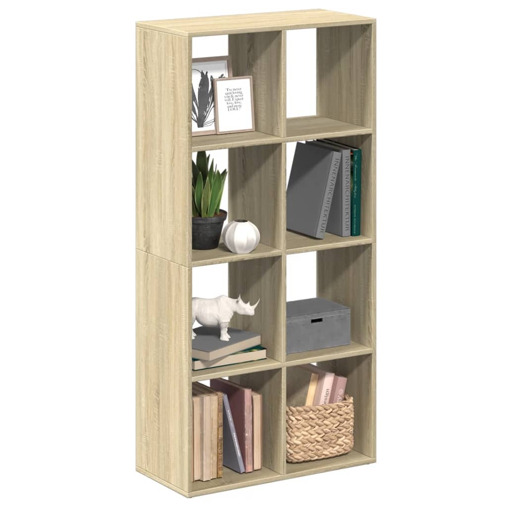 VidaXL Kamerscherm / boekenkast 69,5x29x137,5 cm hout sonoma eiken