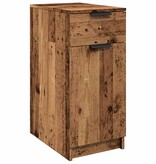 VidaXL Bureau 33x50x75 cm bewerkt hout oud houtkleurig