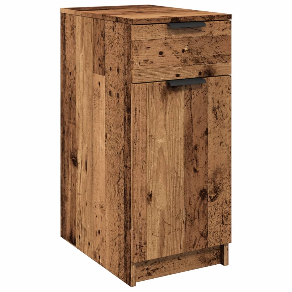 VidaXL Bureau 33x50x75 cm bewerkt hout oud houtkleurig