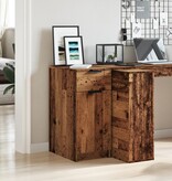 VidaXL Bureau 33x50x75 cm bewerkt hout oud houtkleurig