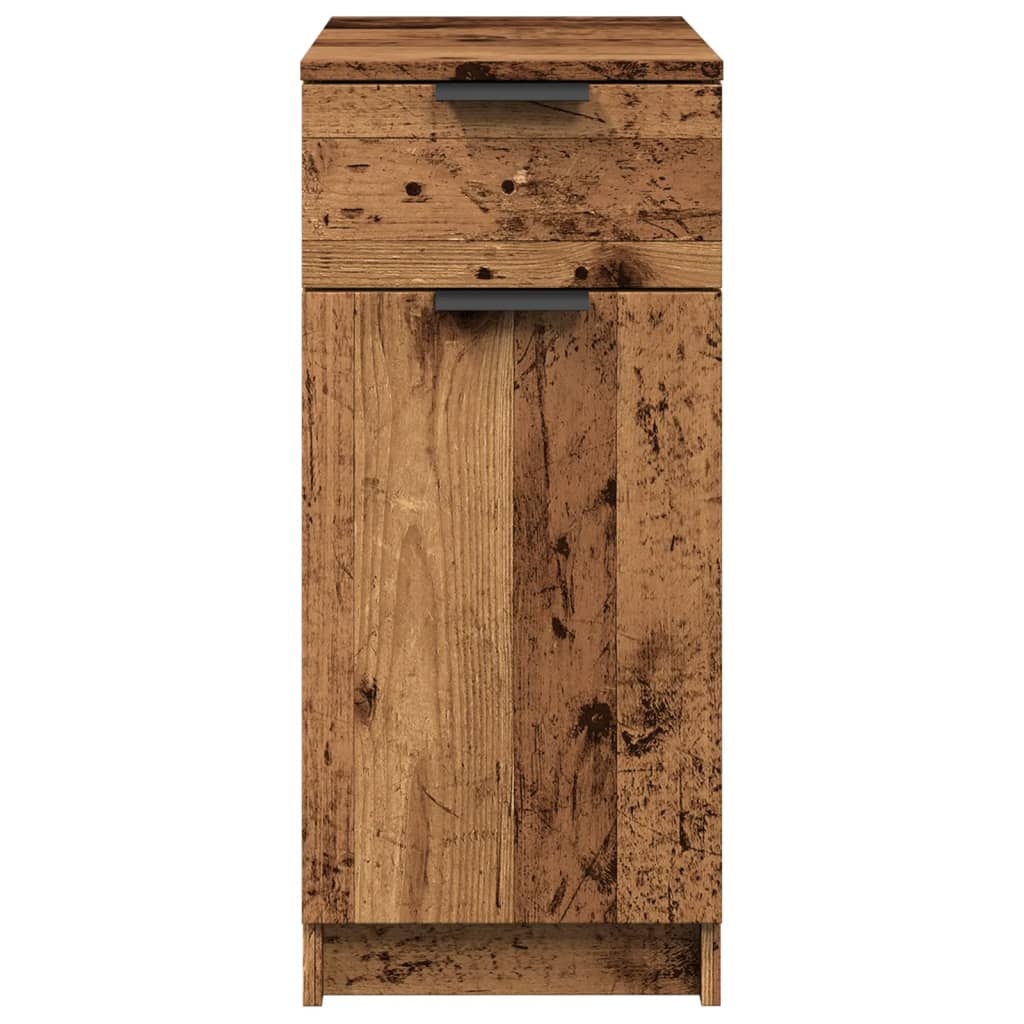 VidaXL Bureau 33x50x75 cm bewerkt hout oud houtkleurig