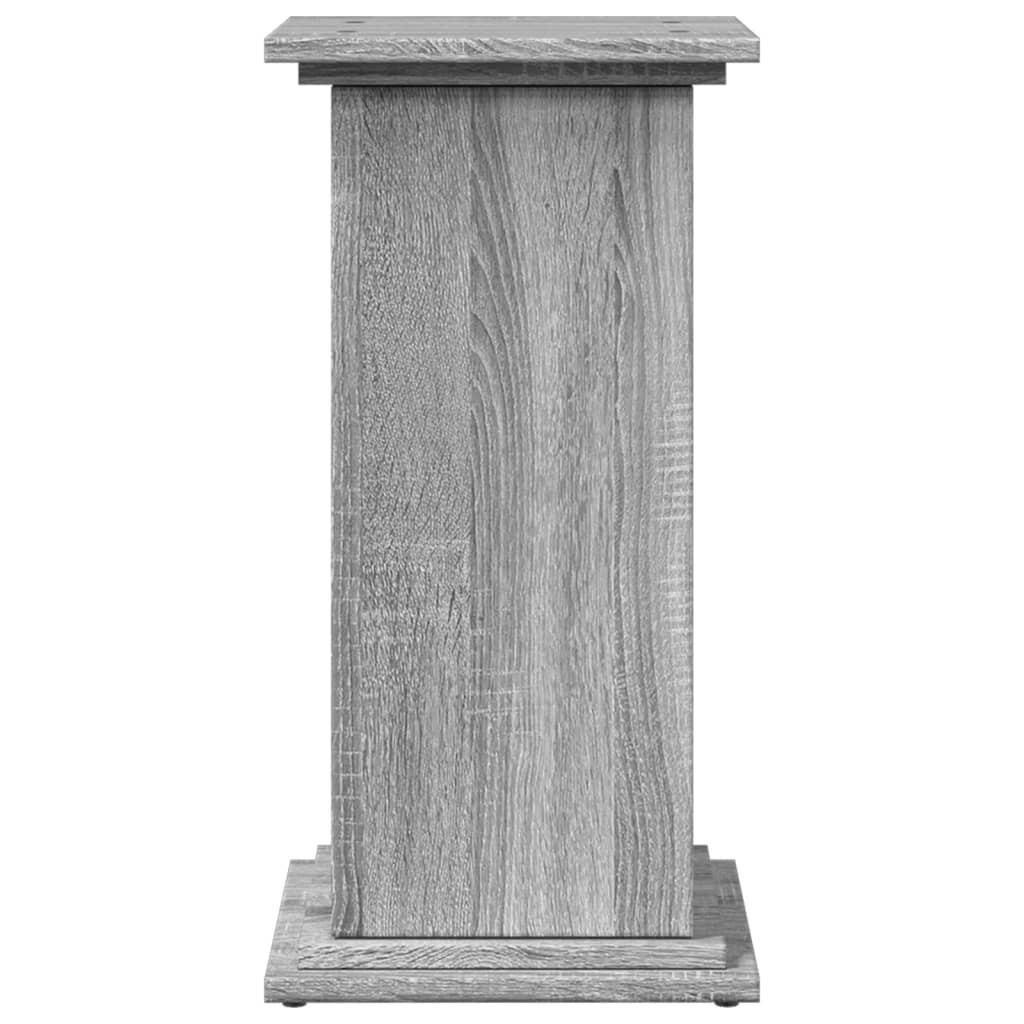 VidaXL Sokkel met opbergruimte 31x30x60 cm bewerkt hout grijs sonoma
