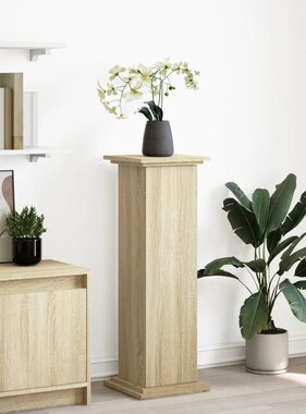 VidaXL Sokkel met opbergruimte 31x30x90 cm bewerkt hout sonoma eiken