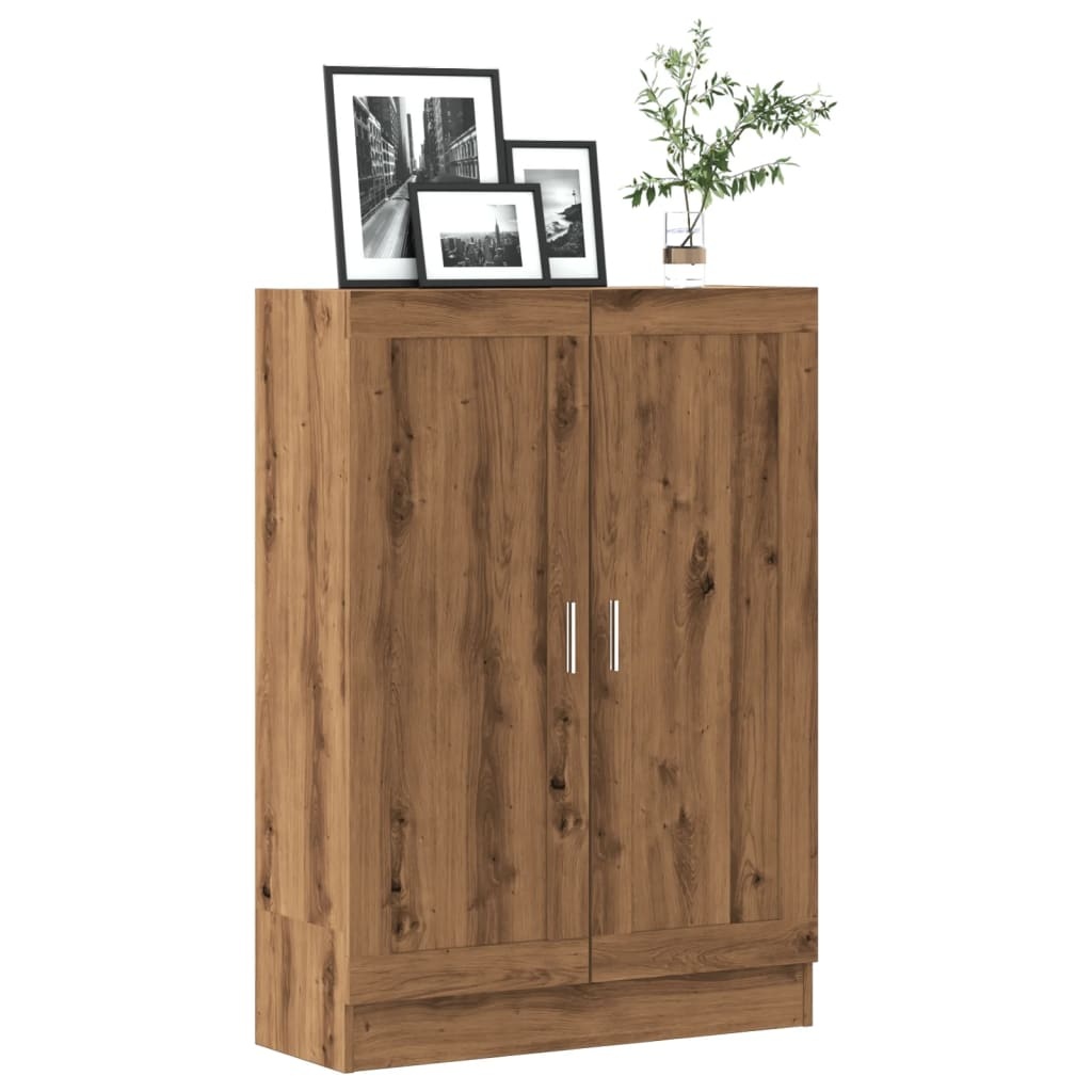 VidaXL Boekenkast 82,5x30,5x115 cm bewerkt hout artisanaal eikenkleur