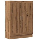 VidaXL Boekenkast 82,5x30,5x115 cm bewerkt hout artisanaal eikenkleur