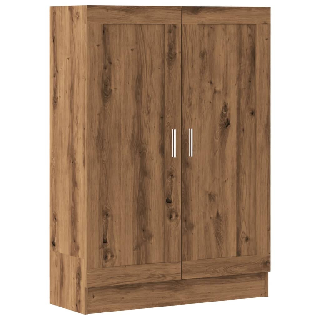 VidaXL Boekenkast 82,5x30,5x115 cm bewerkt hout artisanaal eikenkleur