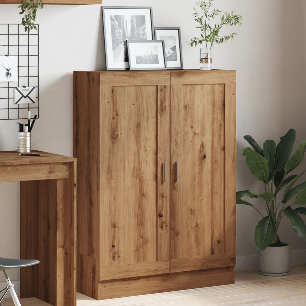 VidaXL Boekenkast 82,5x30,5x115 cm bewerkt hout artisanaal eikenkleur