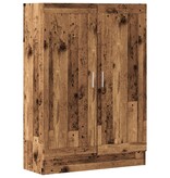 VidaXL Boekenkast 82,5x30,5x115 cm bewerkt hout oud houtkleurig