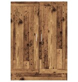 VidaXL Boekenkast 82,5x30,5x115 cm bewerkt hout oud houtkleurig