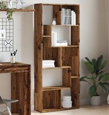 VidaXL Boekenkast 67x24x161 cm bewerkt hout oud houtkleurig