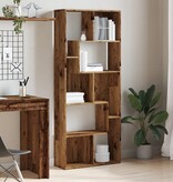 VidaXL Boekenkast 67x24x161 cm bewerkt hout oud houtkleurig