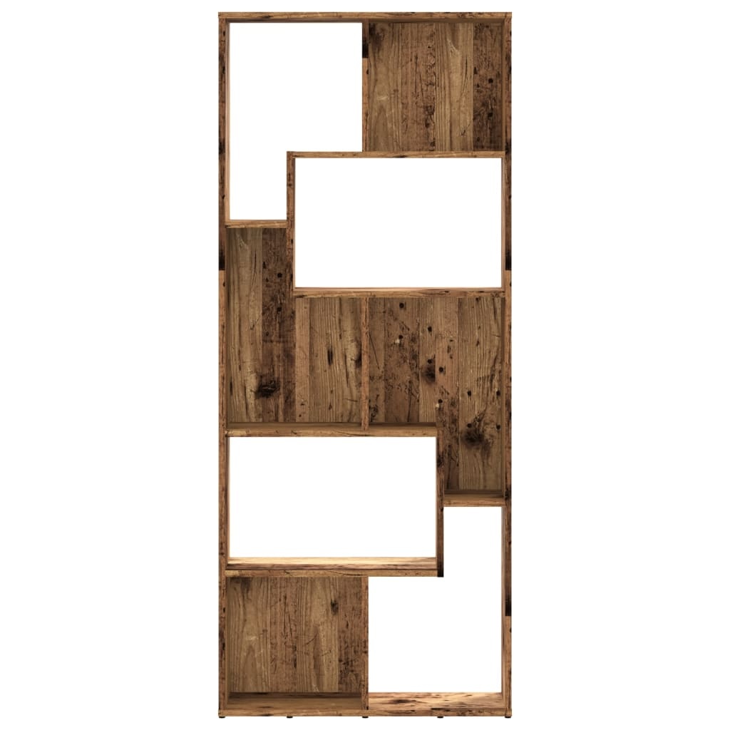 VidaXL Boekenkast 67x24x161 cm bewerkt hout oud houtkleurig