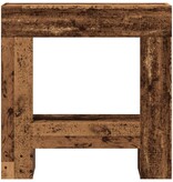 VidaXL Haardombouw 81x18x82 cm bewerkt hout oud houtkleurig