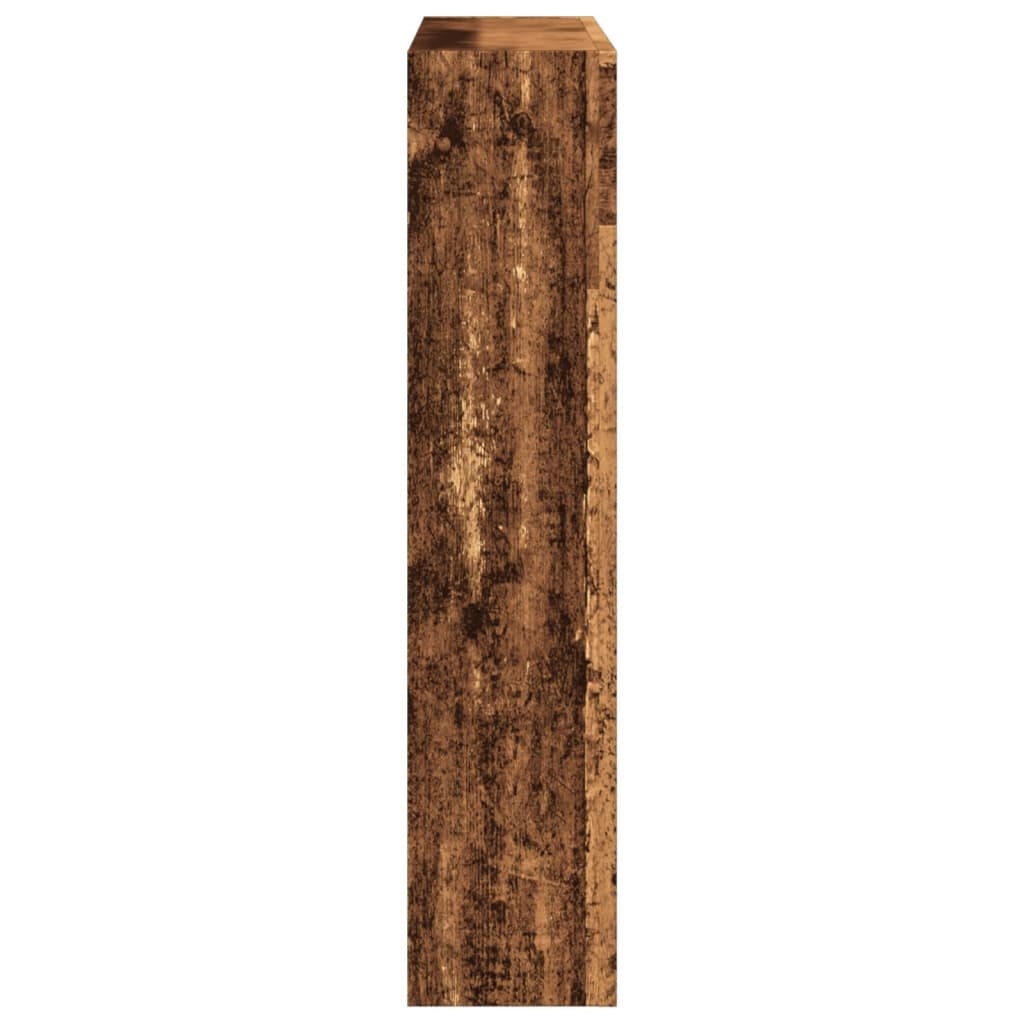 VidaXL Haardombouw 81x18x82 cm bewerkt hout oud houtkleurig