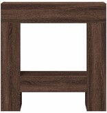 VidaXL Haardombouw 81x18x82 cm bewerkt hout bruin eikenkleurig