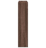 VidaXL Haardombouw 81x18x82 cm bewerkt hout bruin eikenkleurig