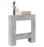 VidaXL Haardombouw 81x18x82 cm bewerkt hout betongrijs