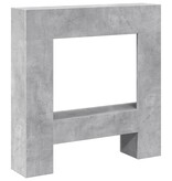 VidaXL Haardombouw 81x18x82 cm bewerkt hout betongrijs