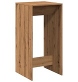 VidaXL Bartafel 51x50x103,5 cm bewerkt hout artisanaal eikenkleur