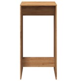 VidaXL Bartafel 51x50x103,5 cm bewerkt hout artisanaal eikenkleur