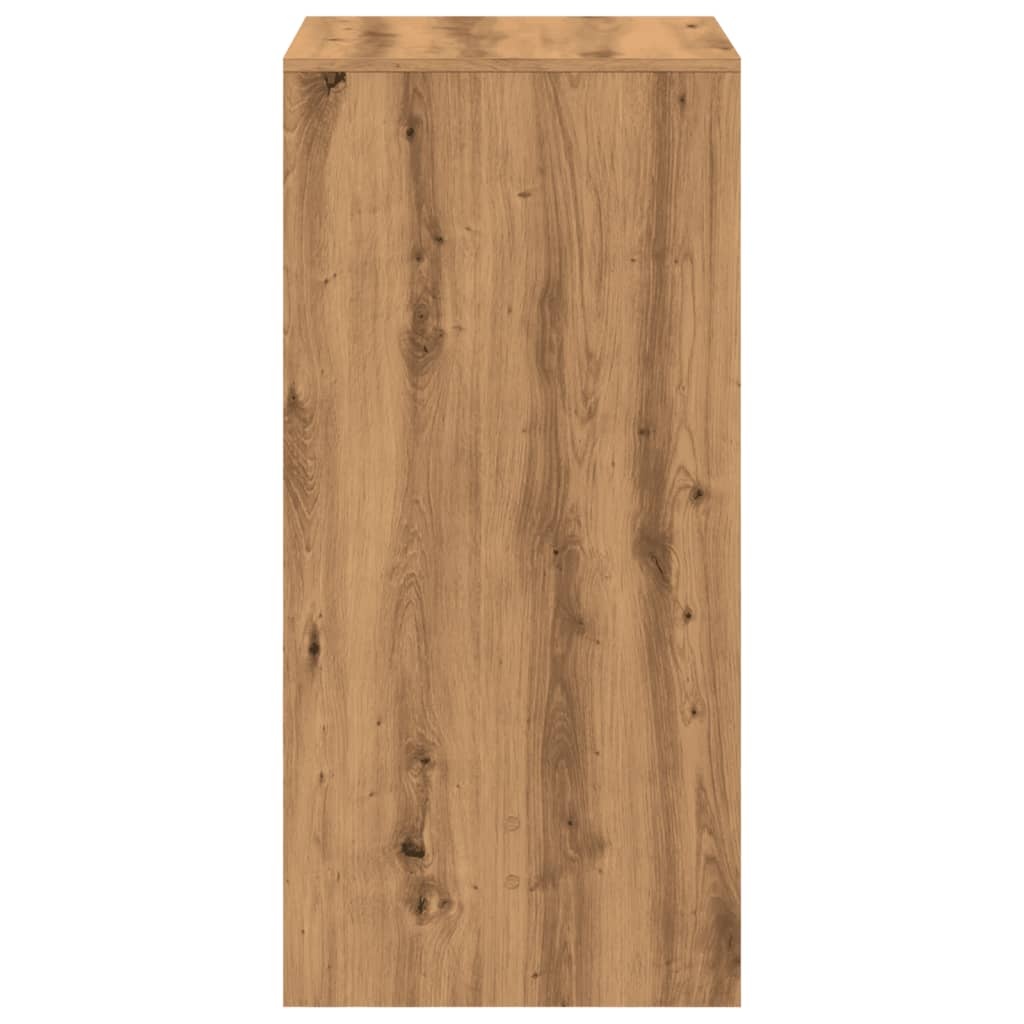 VidaXL Bartafel 51x50x103,5 cm bewerkt hout artisanaal eikenkleur