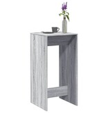 VidaXL Bartafel 51x50x103,5 cm bewerkt hout grijs sonoma eikenkleurig