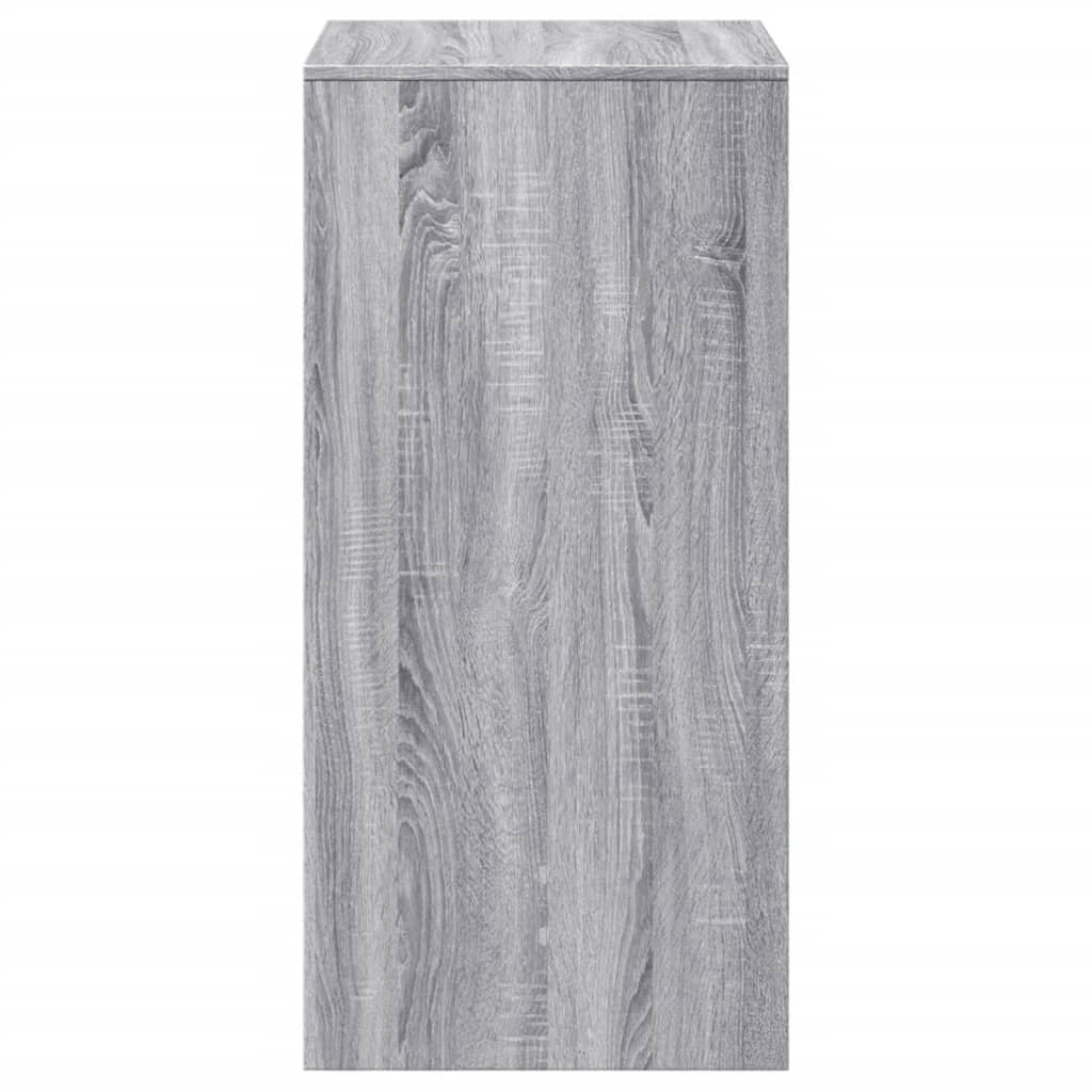 VidaXL Bartafel 51x50x103,5 cm bewerkt hout grijs sonoma eikenkleurig