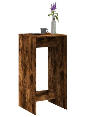 VidaXL Bartafel 51x50x103,5 cm bewerkt hout gerookt eikenkleur