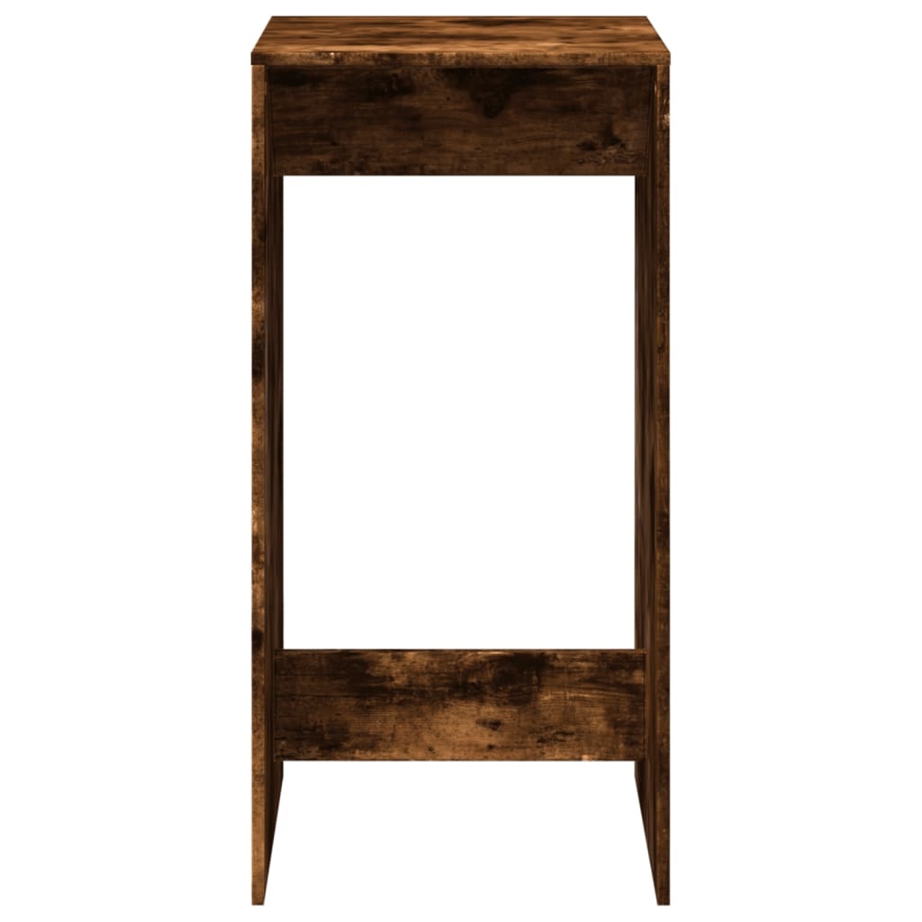 VidaXL Bartafel 51x50x103,5 cm bewerkt hout gerookt eikenkleur