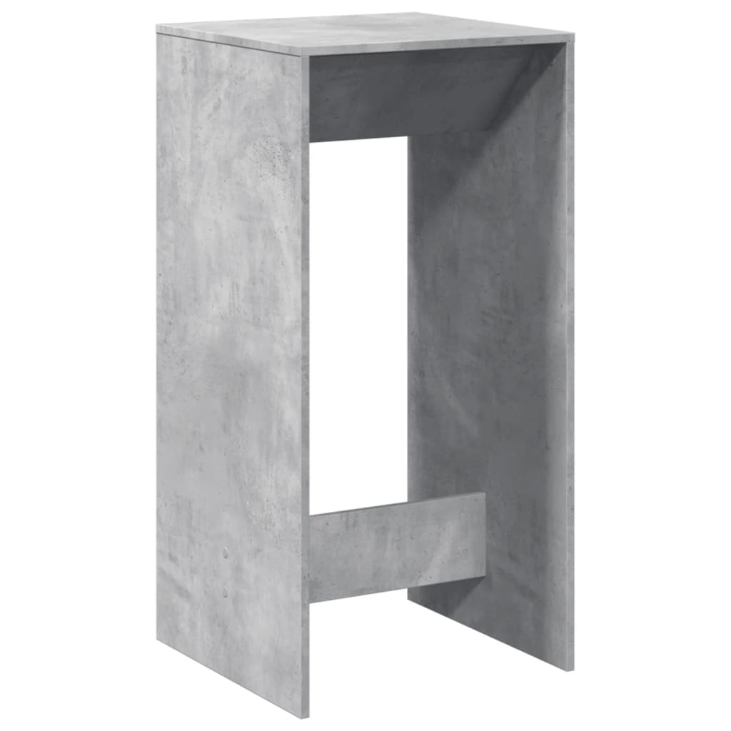 VidaXL Bartafel 51x50x103,5 cm bewerkt hout betongrijs